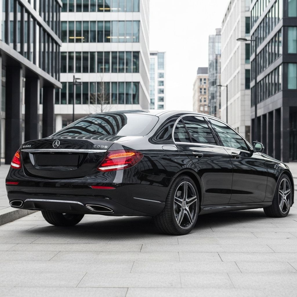Mercedes E-Class Rear View